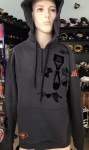 MIKINA KTM GRAPHIC GREY HOODED